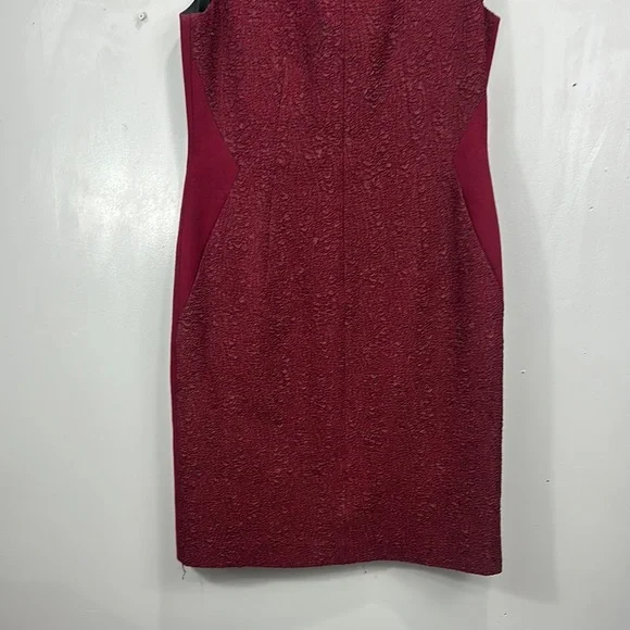 Tahari V-Neck Sheath Midi Dress for Cocktail - Picture 3 of 5